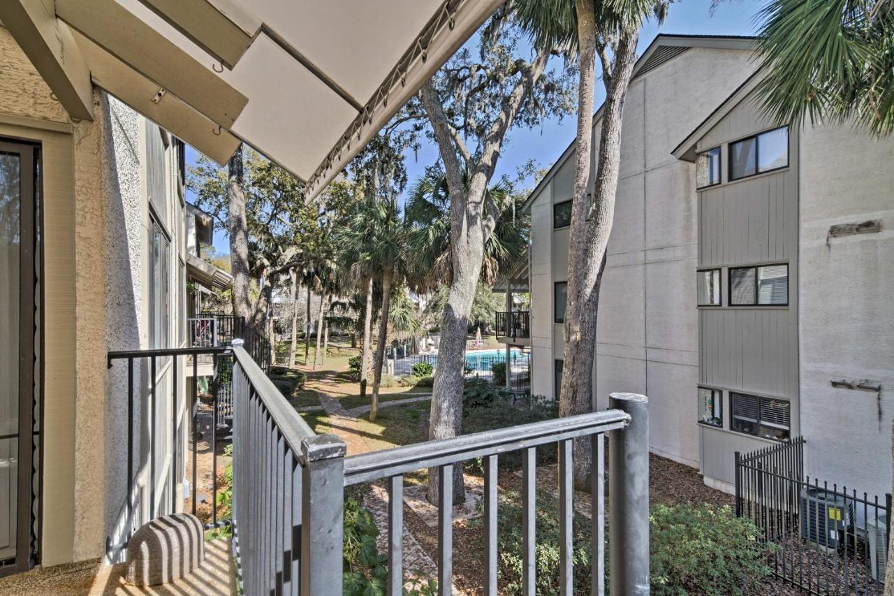 Updated Hilton Head Condo Balcony, Walk To Beach Hilton Head Island Exterior foto